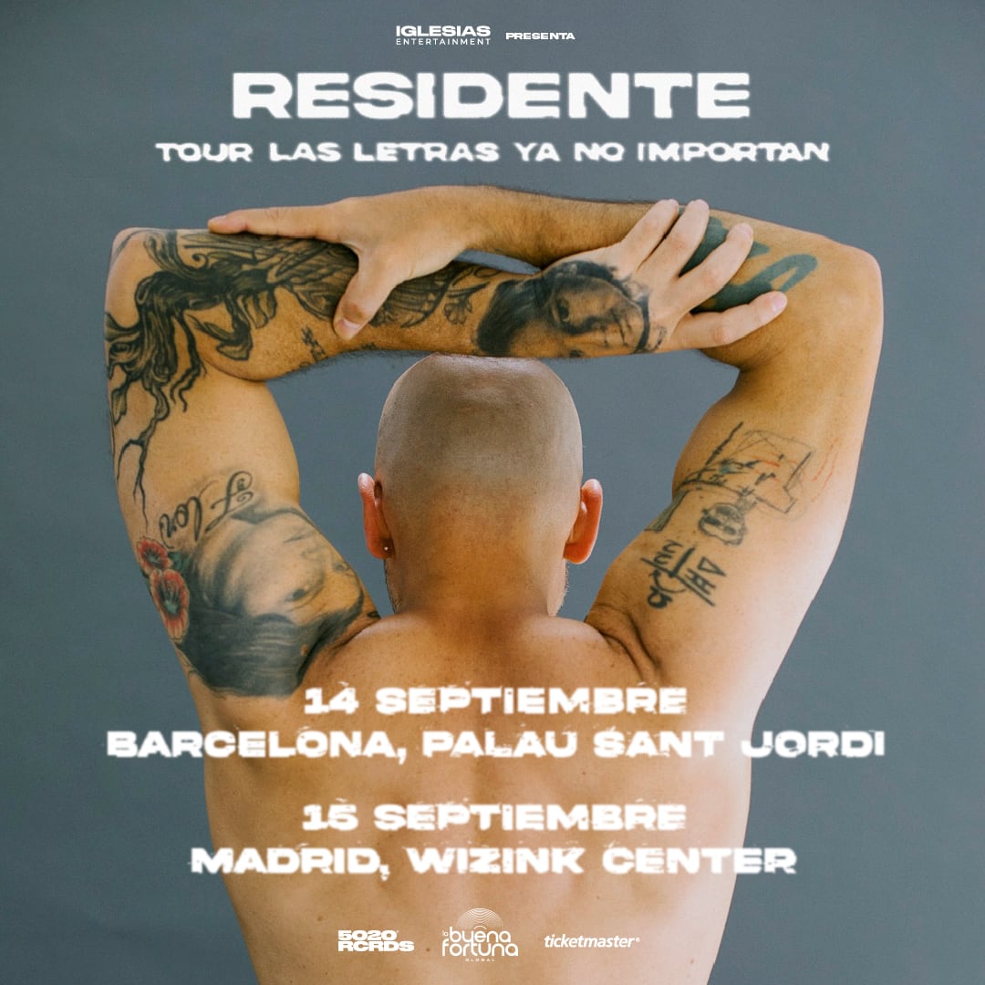 Los conciertos de Residente en Barcelona y Madrid en 2024