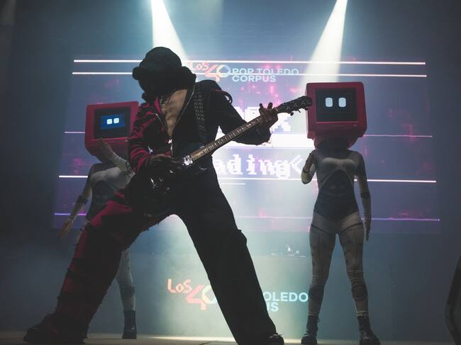 A la actuación del grupo no le faltó ni una guitarra eléctrica ni coreografías imposibles. Fotógrafo: David Gamero