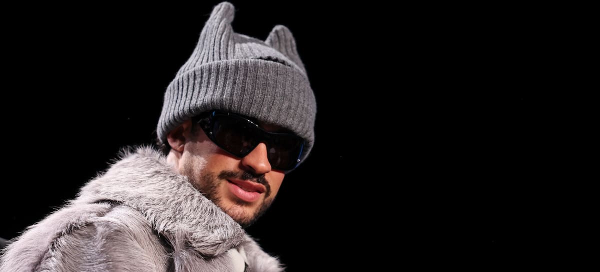Bad Bunny en la rueda de prensa de la Super Bowl