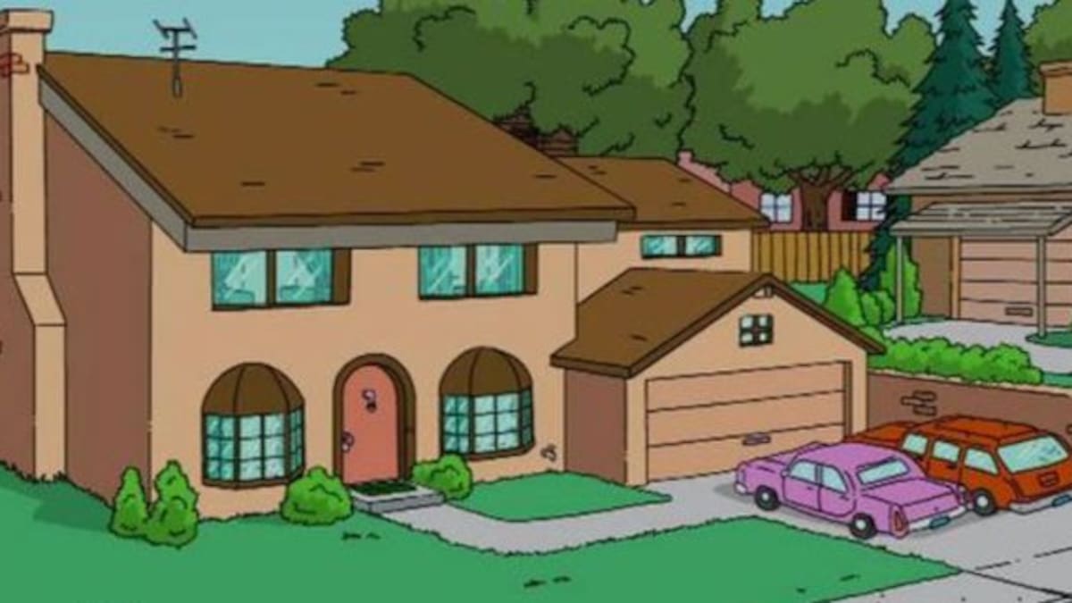 Así se ve la casa real de Los Simpson por Google Maps