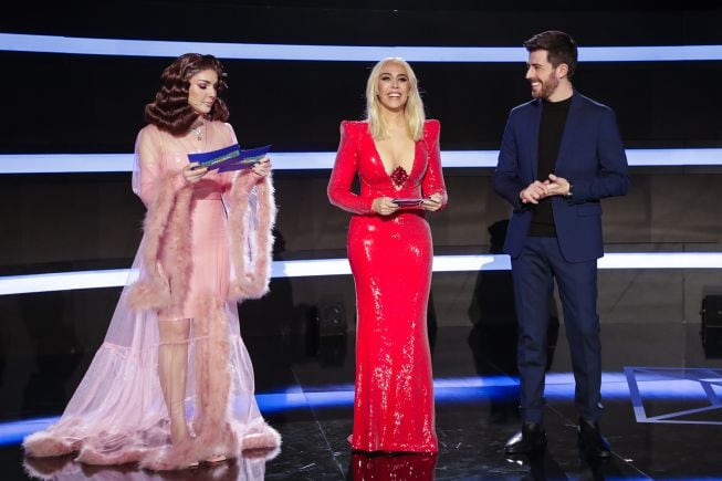 Inés Hernánd, Mónica Naranjo y Rodrigo Vázquez