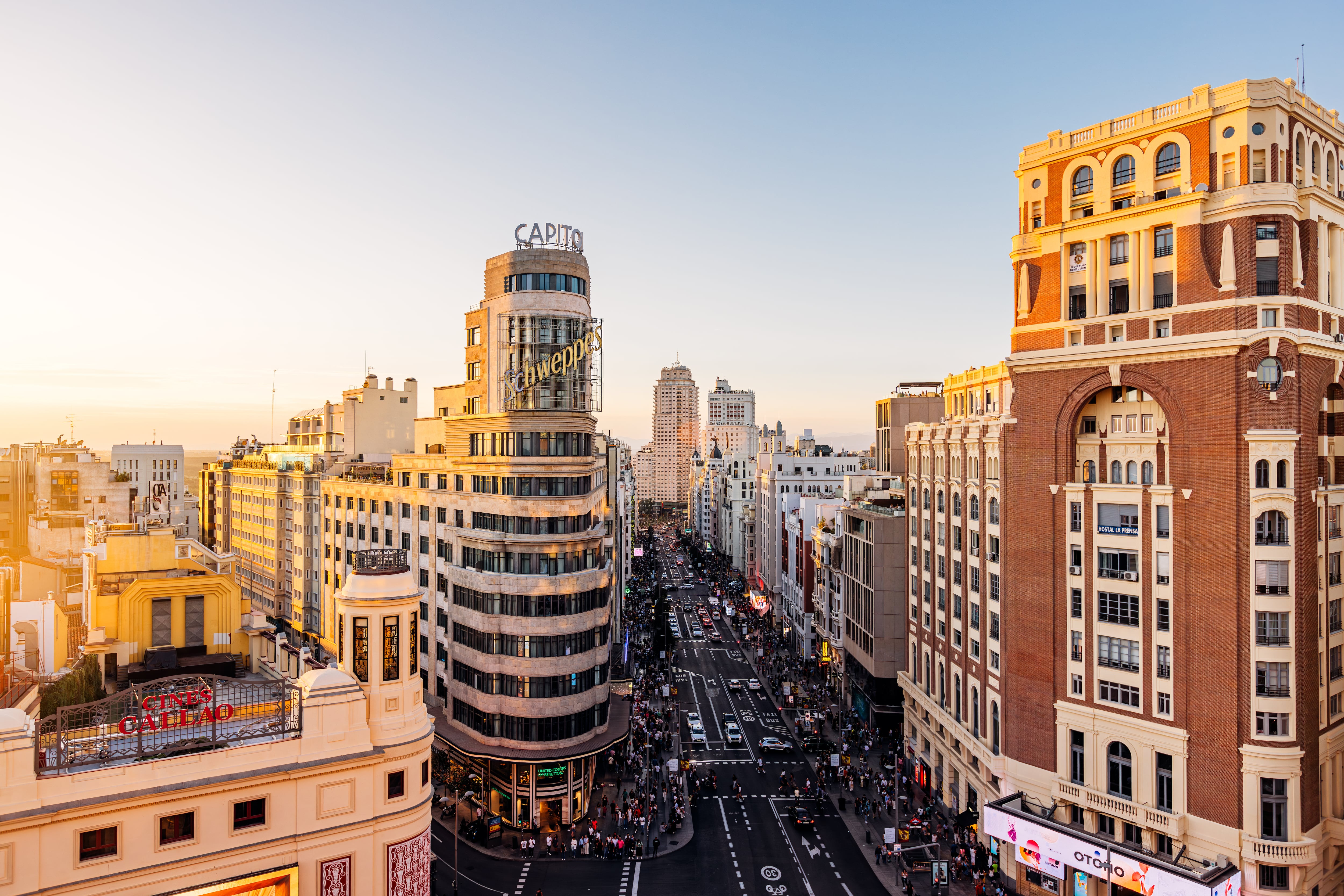 Calle Gran Vía de Madrid