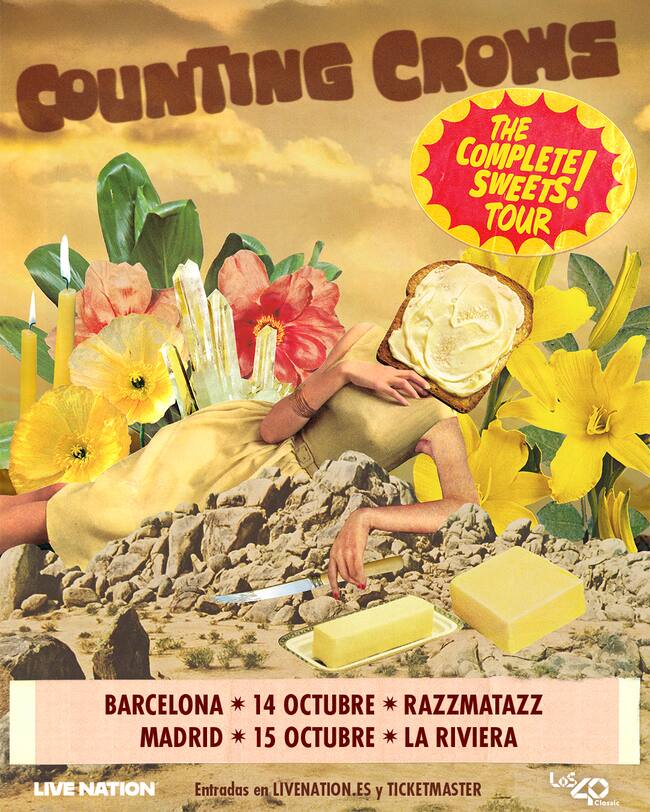 Counting Crows anuncia conciertos en Madrid y Barcelona