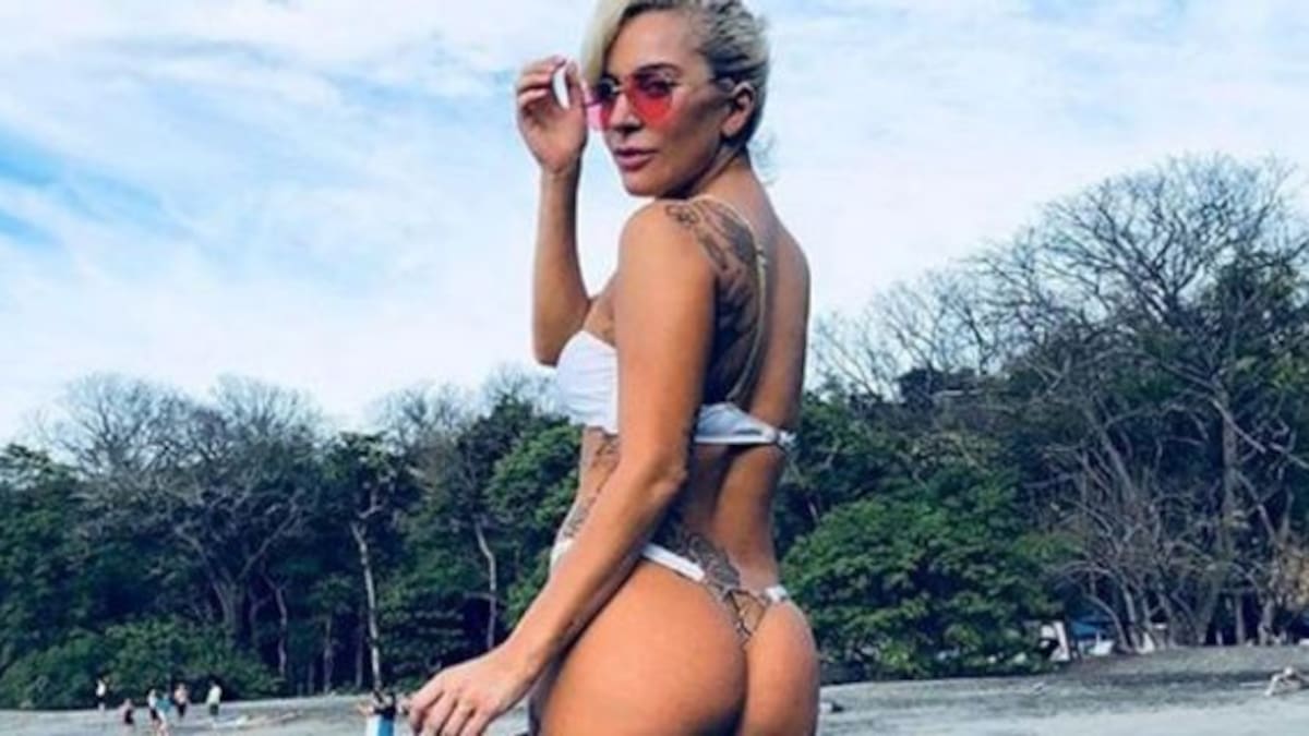 El destape hot de Lady Gaga en bikini
