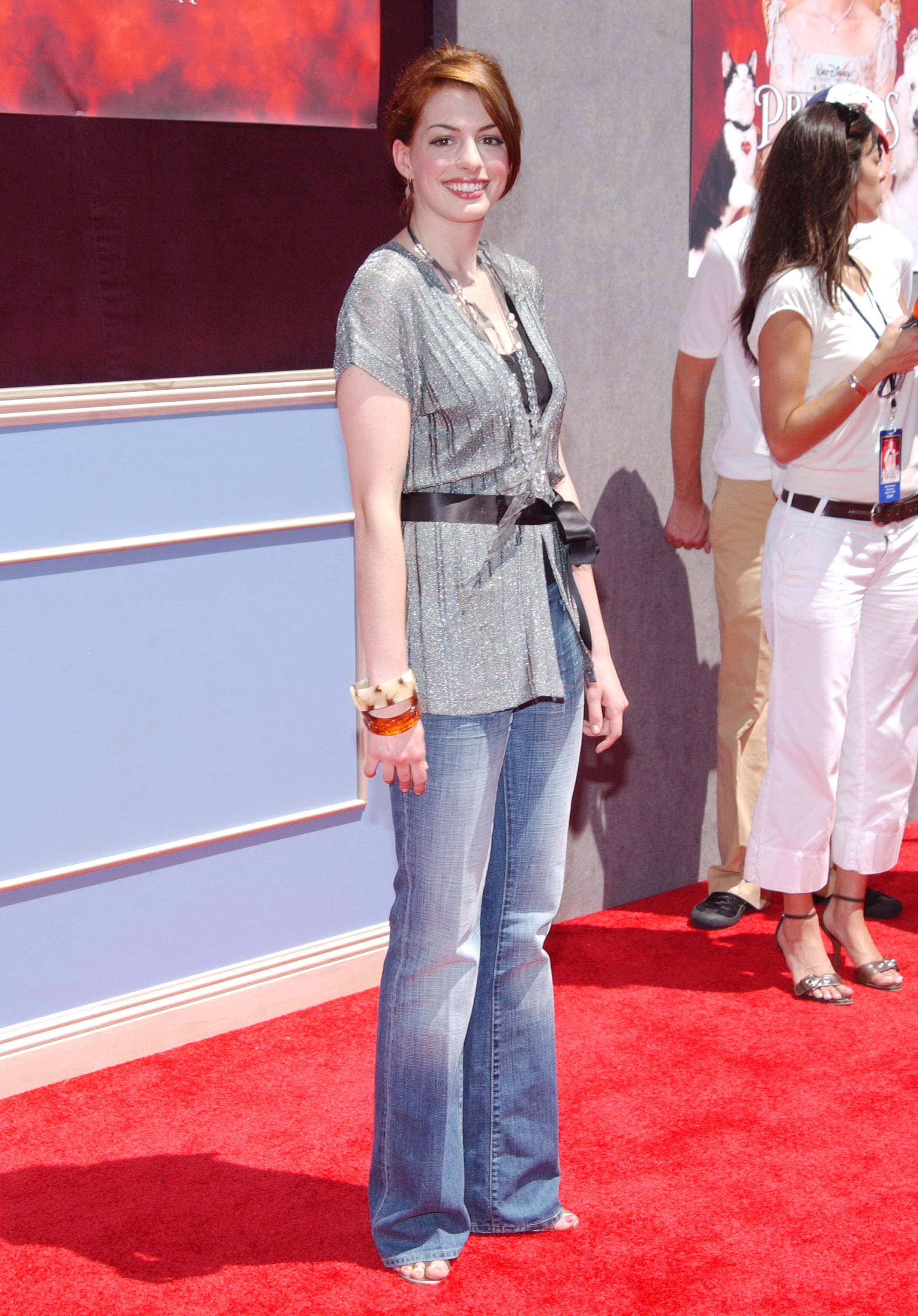 Anne Hathaway en la premier mundial de 'Princesa por sorpresa 2', en 2004