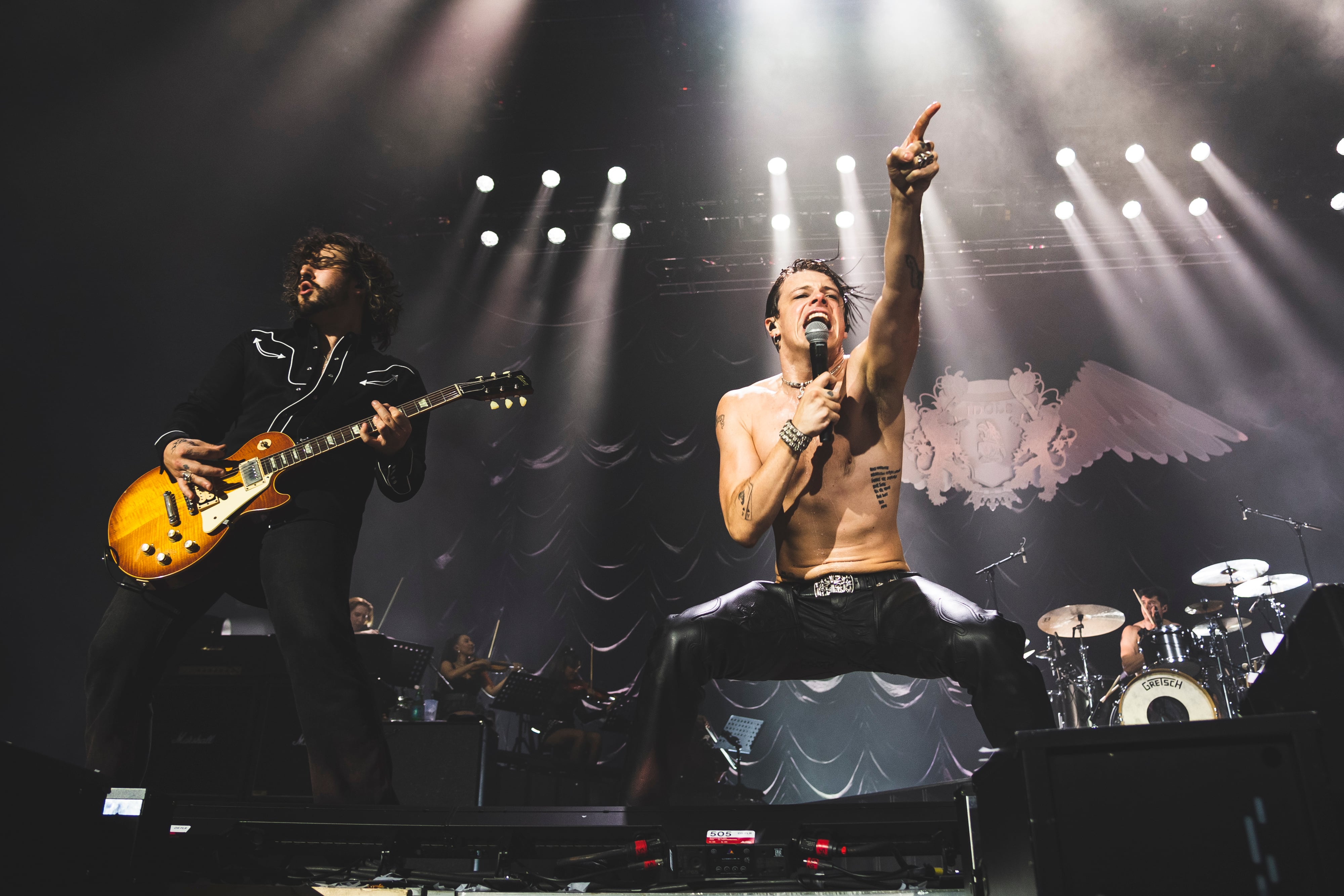 Yungblud actuando en el Palacio Vistalegre Arena en Madrid. / Mariano Regidor/Redferns