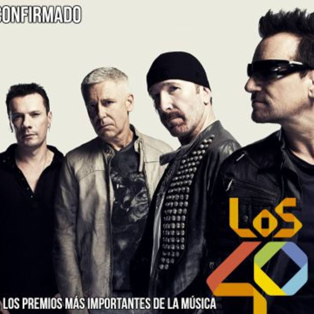 ¡U2 es el nuevo confirmado en LOS40 Music Awards!