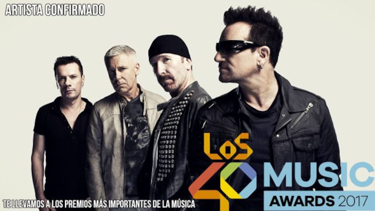 ¡U2 es el nuevo confirmado en LOS40 Music Awards!