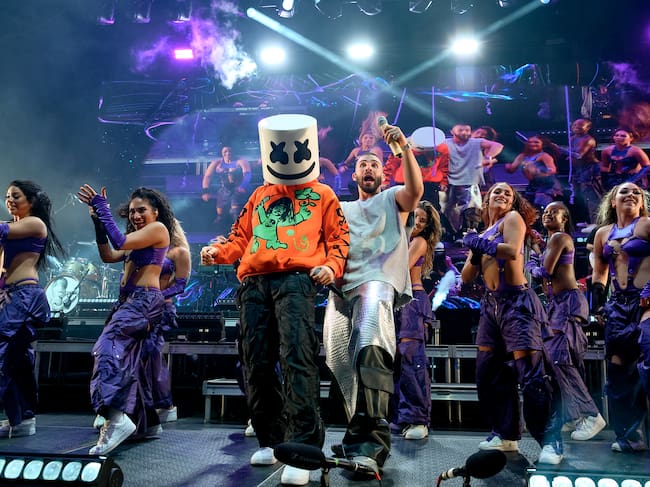 Marshmello y Manuel Turizo en Miami