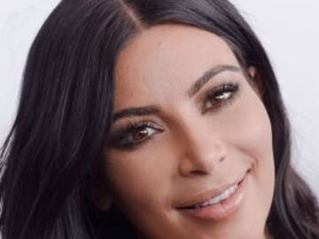 Así luce Kim Kardashian sin maquillaje