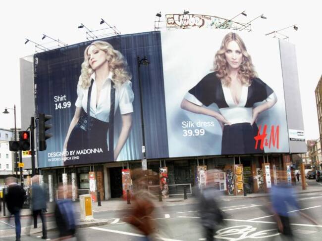 Madonna, un potente reclamo publicitario.