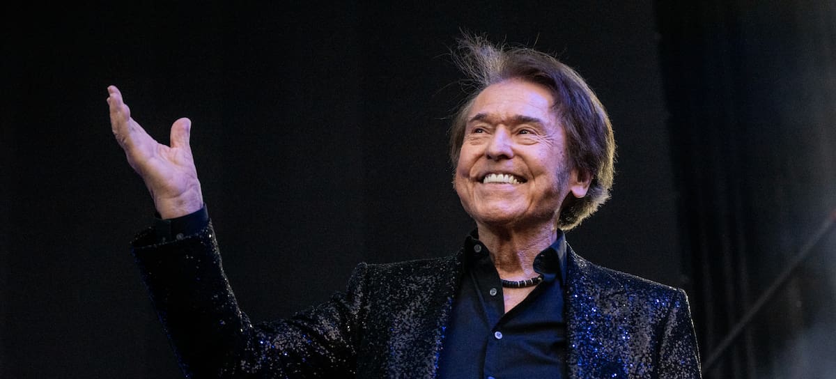 Raphael durante un concierto.