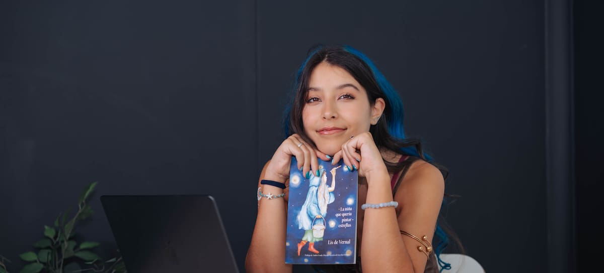 Lis de Vernal en la presentación de 'La niña que quería pintar estrellas'