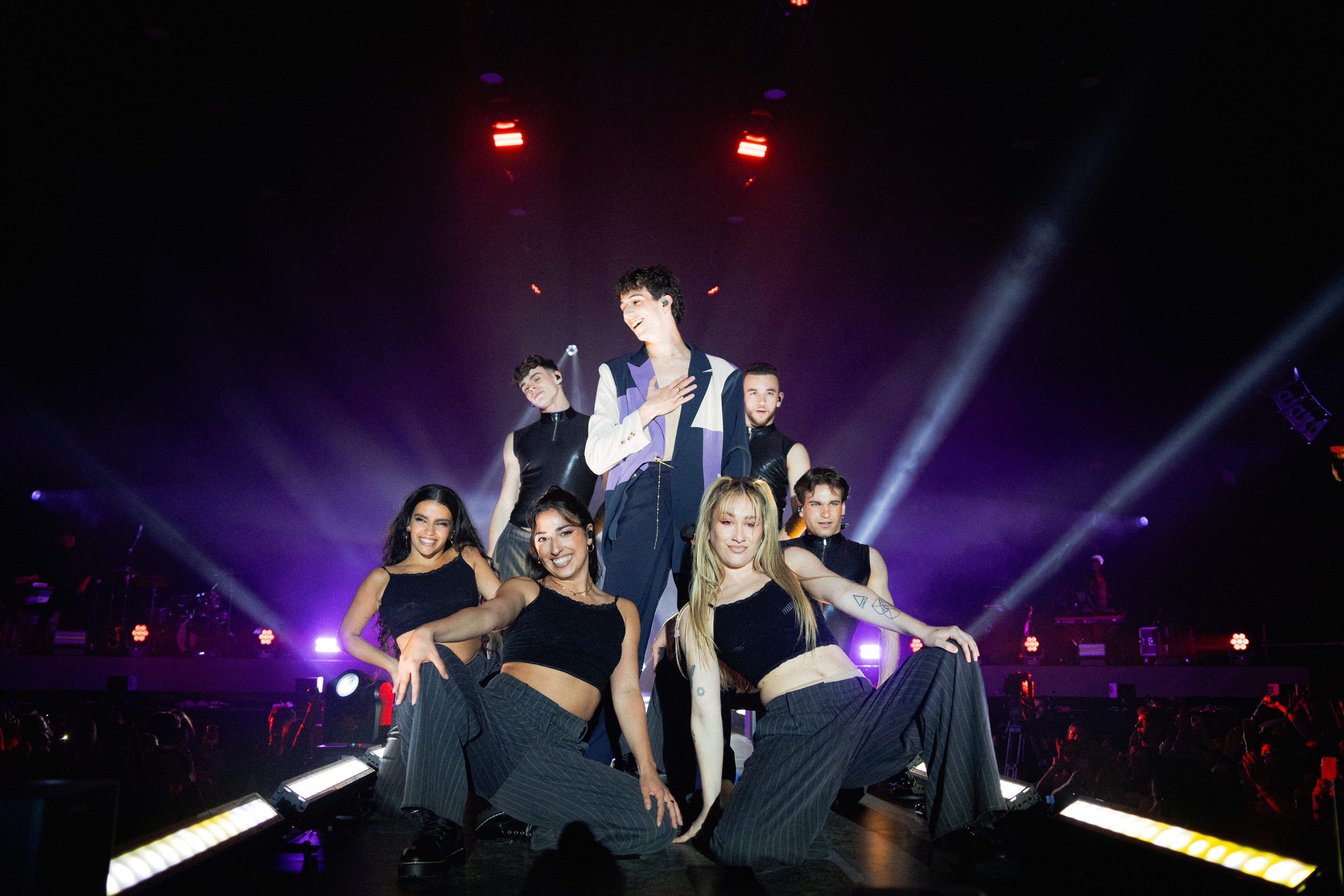 Álvaro Mayo lo dio todo sobre el escenario de Bilbao con su 'Please dont' go'