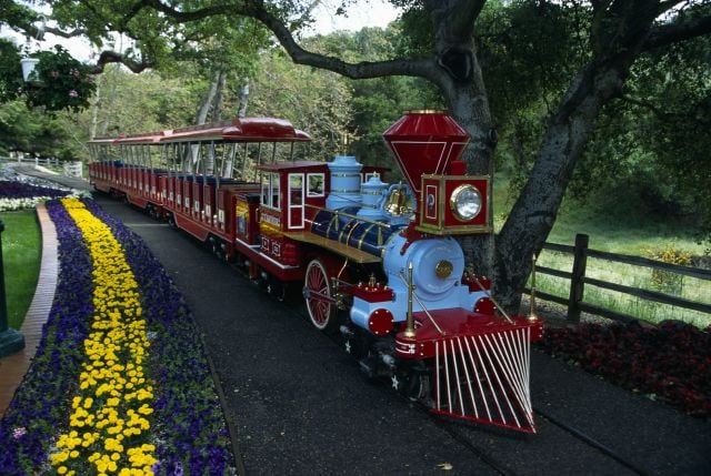 El tren del rancho de Neverland, que fue propiedad de Michael Jackson.