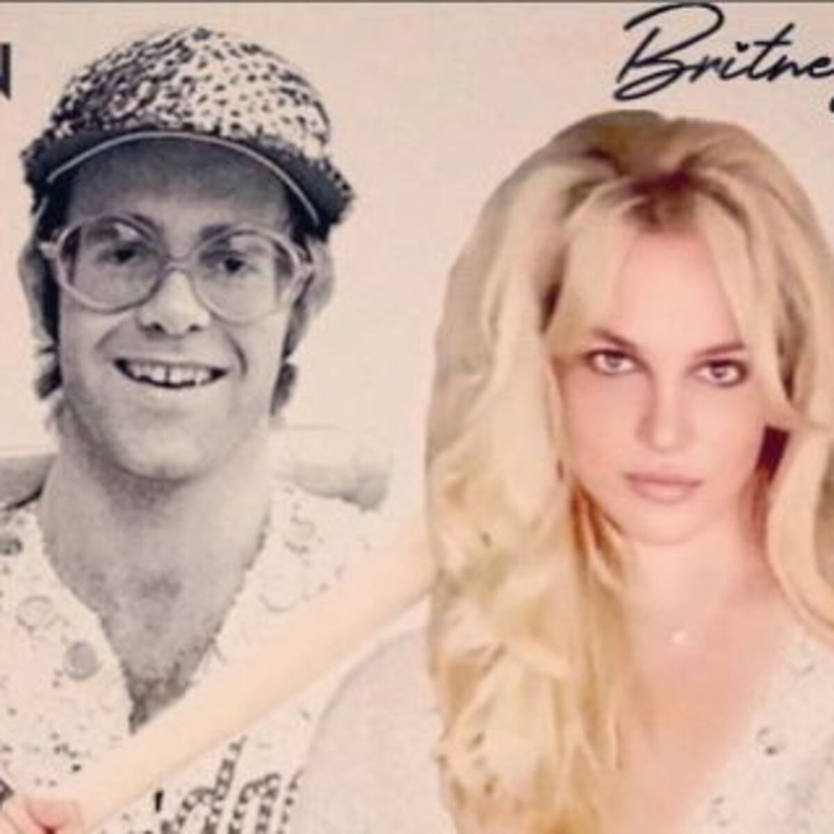 Elton John compartió un fragmento de su próxima colaboración con Britney Spears
