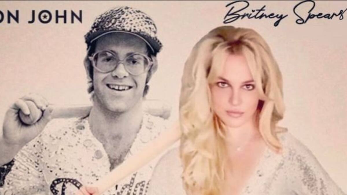 Elton John compartió un fragmento de su próxima colaboración con Britney Spears