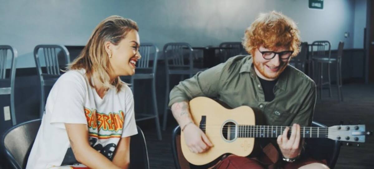 Rita Ora y Ed Sheeran