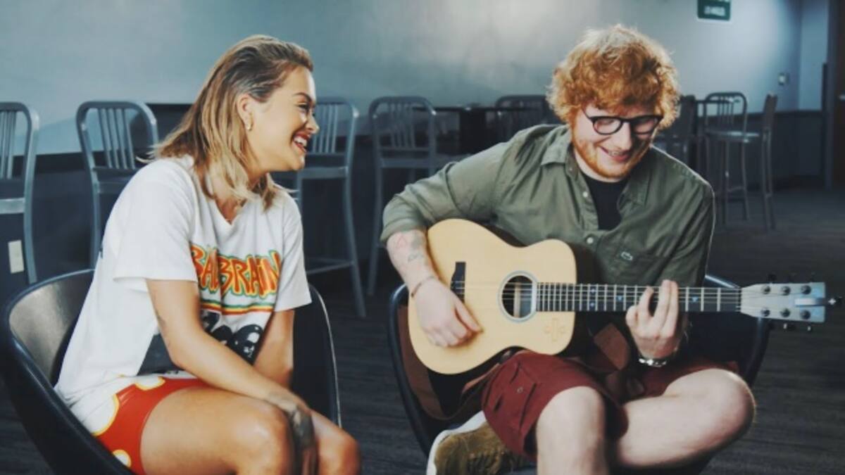 Ed Sheeran y Rita Ora se unen