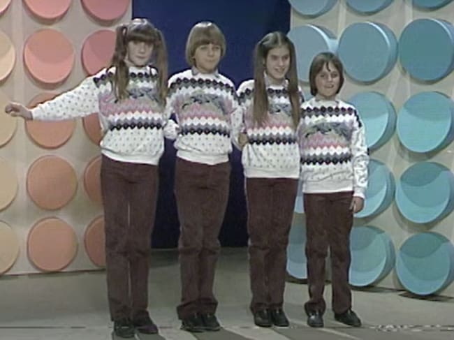 Fotograma de una aparición televisiva de Regaliz en RTVE