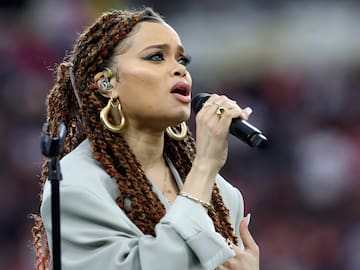 ¿Quién es Andra Day? La cantante que encandiló en la Super Bowl con el himno nacional
