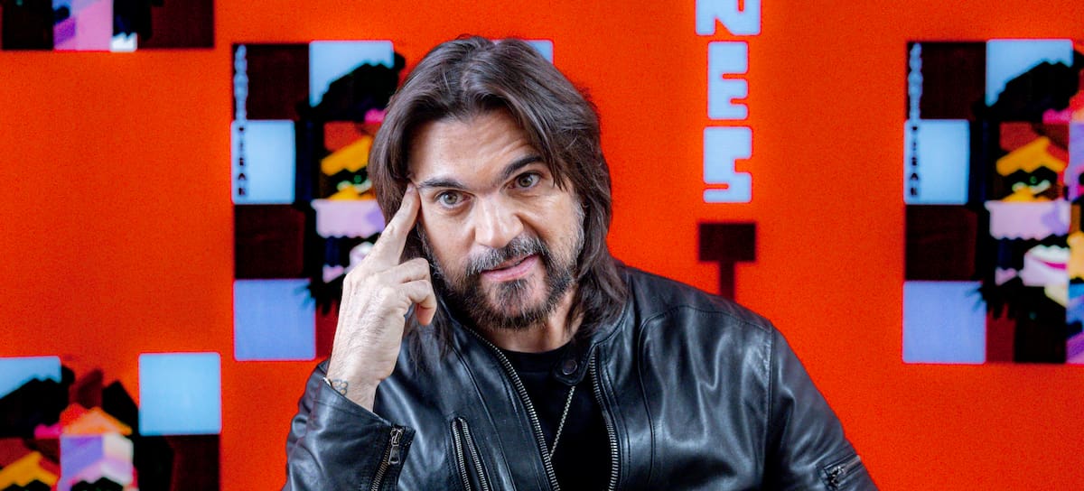 Juanes en una entrevista en Madrid