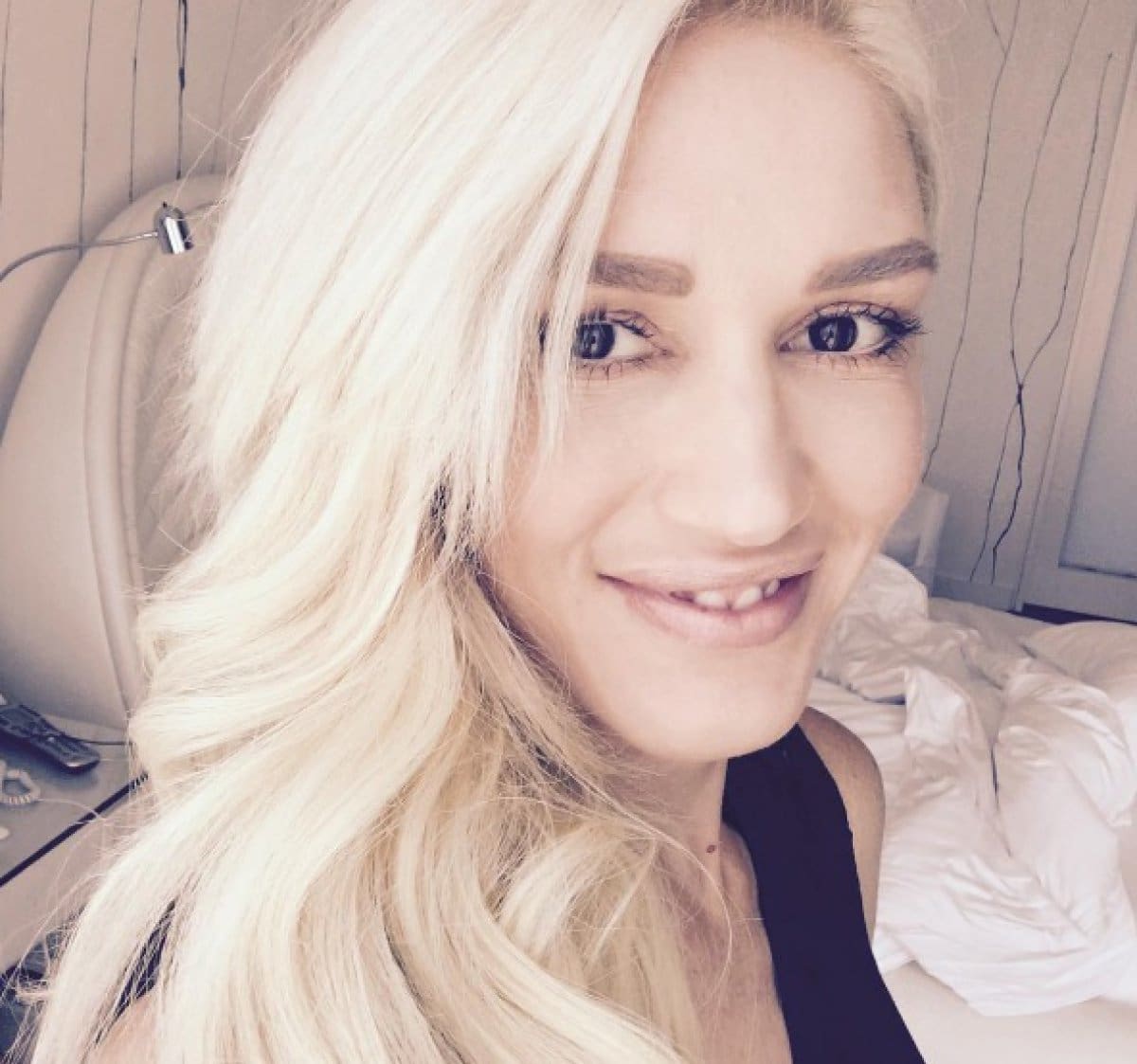 Gwen Stefani sin maquillaje