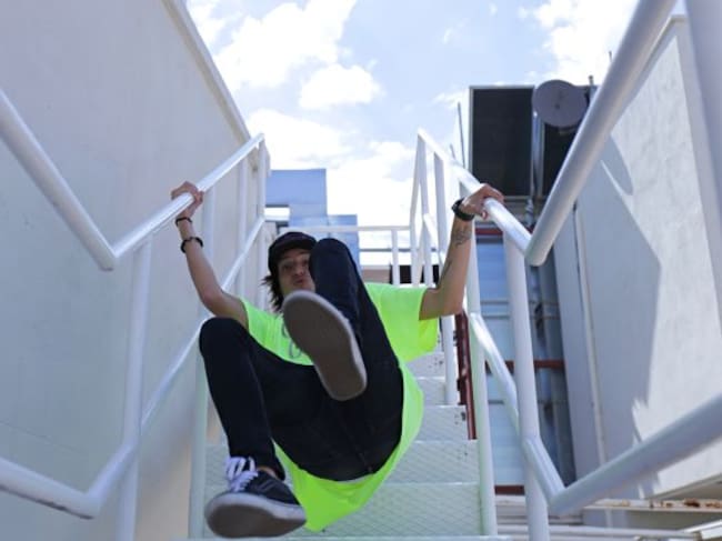 Danny Ocean en las escaleras de PRISA Radio