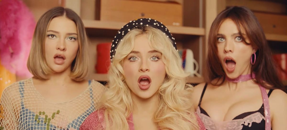 Sabrina Carpenter, Margaret Qualley y Madelyn Cline