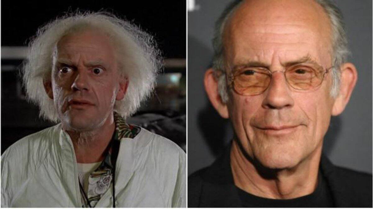 Christopher Lloyd - Su personaje en la peli era Doc Emmet Brown, un científico que tenía un auto que podría viajar al futuro.