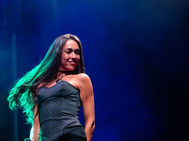 La Beba se subió al escenario y el aura cambió, pues una de las reinas había llegado y el público lo sabía // Antonio Luna