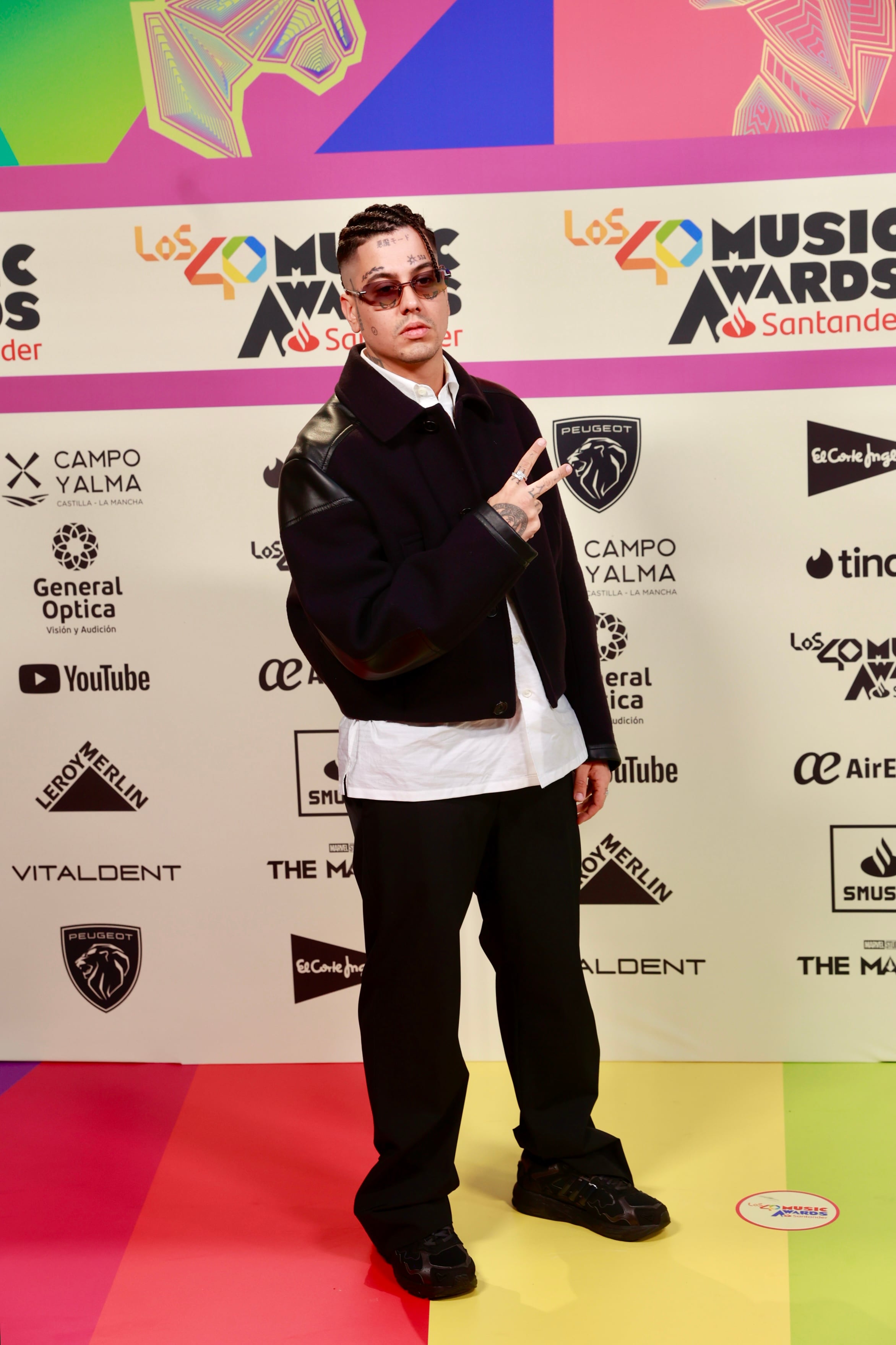 Duki en la alfombra roja de LOS40 Music Awards Santander 2023 / Foto: Jorge París y Elena Buenavista