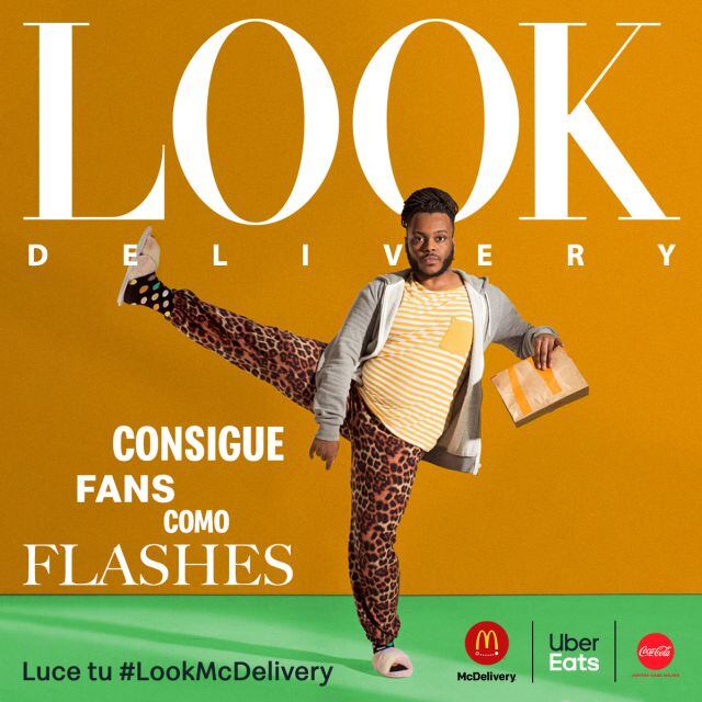 No olvides etiquetar a Mcdonald´s en tus redes sociales y utiliza el hashtag #LookMcDelivery