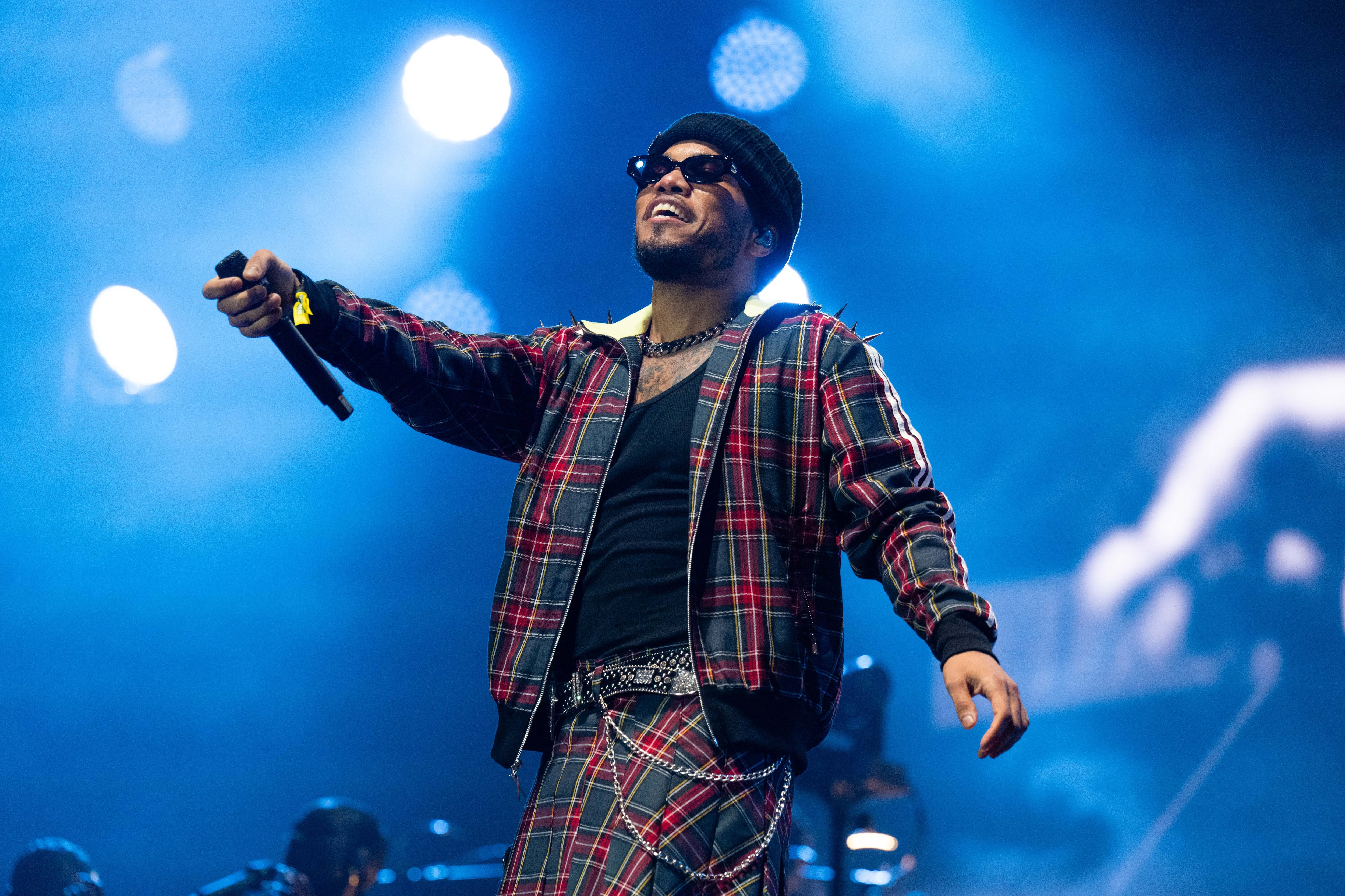 Anderson .Paak, en su concierto en San Francisco 2025.