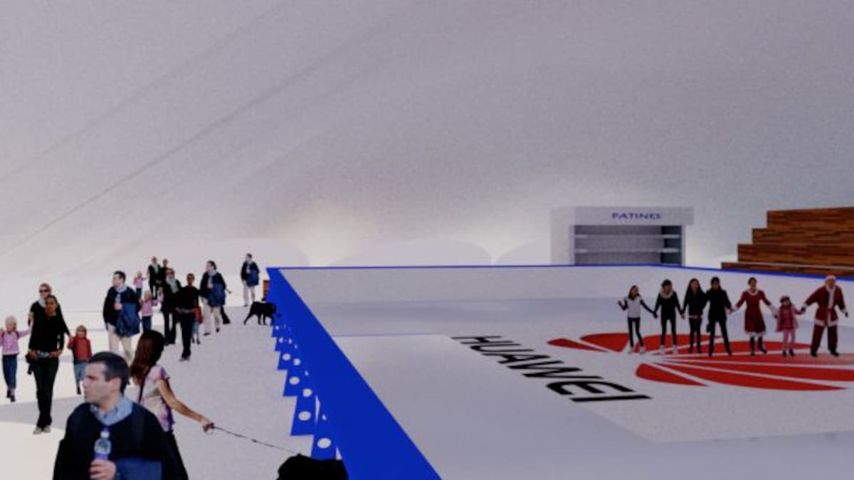 Patiná sobre hielo en San José