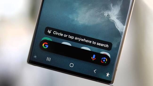 Circulo para buscar en Samsung