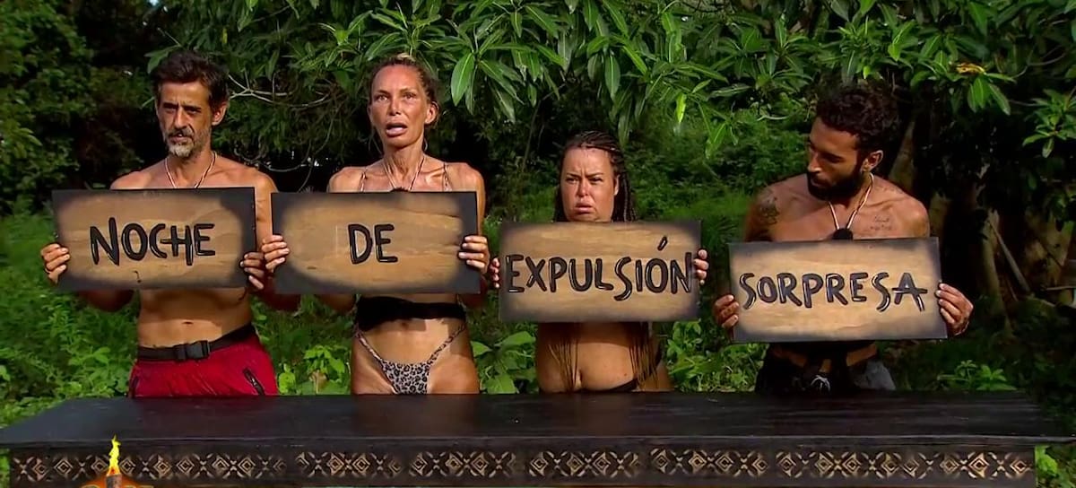Los nominados de Supervivientes All Stars 3 antes de la expulsión (Mediaset)