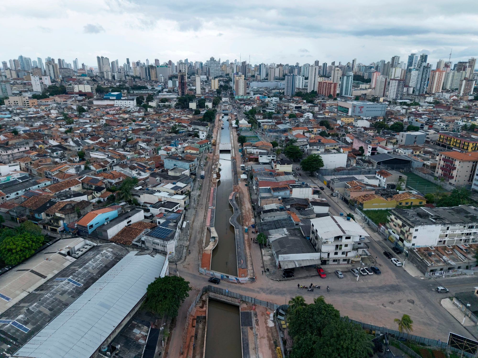 La ciudad brasileña de Belém, sede de la COP30.