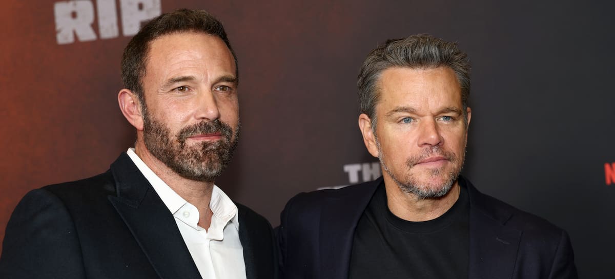 Ben Affleck y Matt Damon en la premiere de 'The Rip'