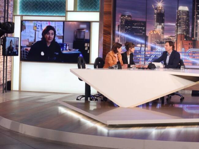 Luisa Martín y Andrea del Río promocionan 'Servir y proteger' en 'Hora punta'