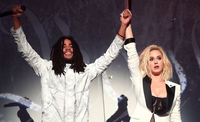 Skip Marley y Katy Perry, en la pasada edición de los premios Brit.