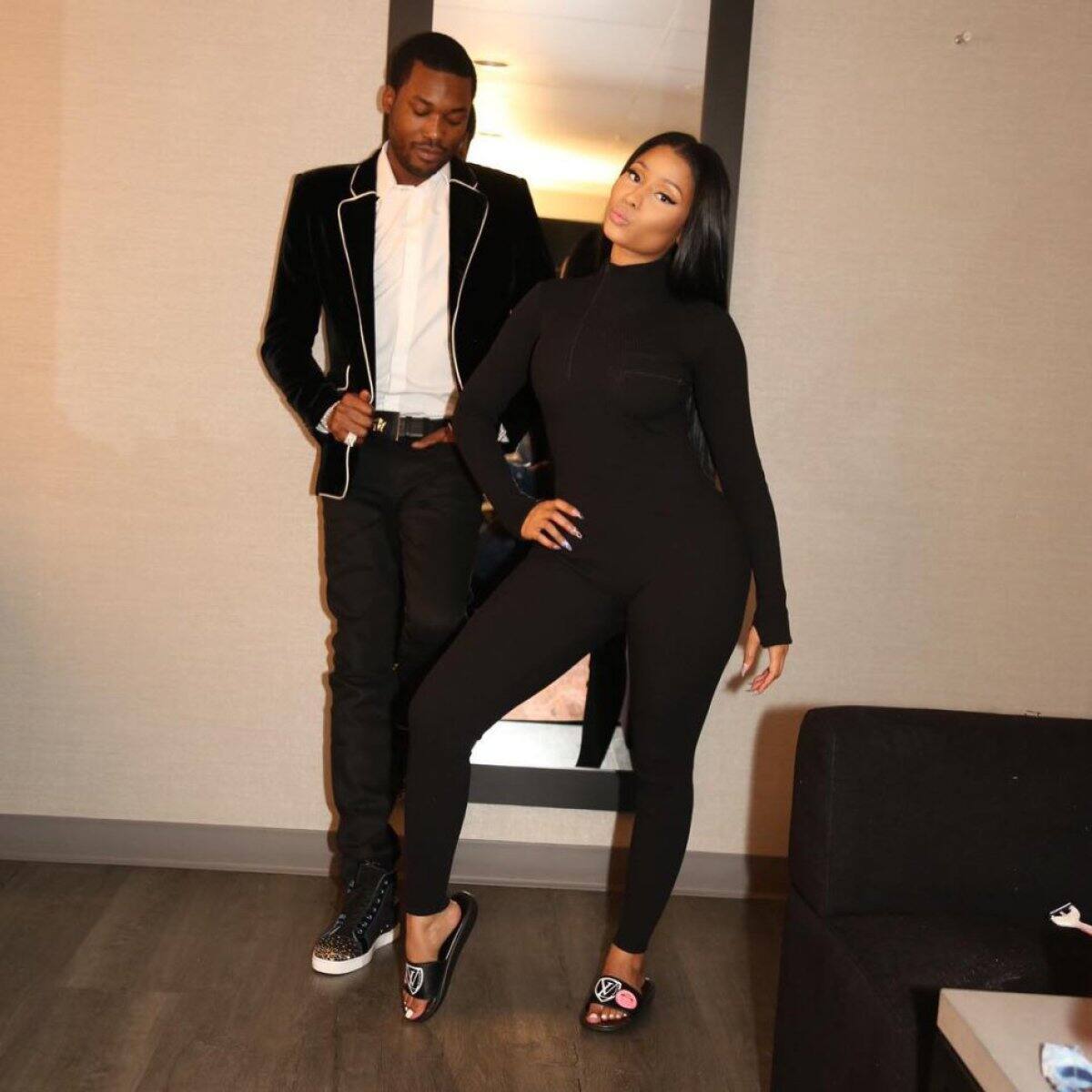 Nicki Minaj con su novio Mike Will Made It.