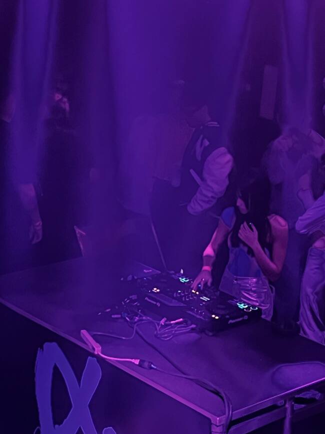 Aitana, durante su sesión en Alpha House.