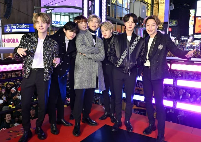 BTS en Times Square