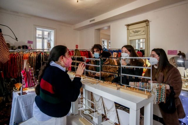 Mercadillo de Navidad del Palacio de Santa Bárbara.