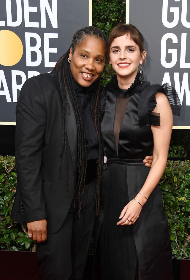 Marai Larasi junto a Emma Watson / Getty