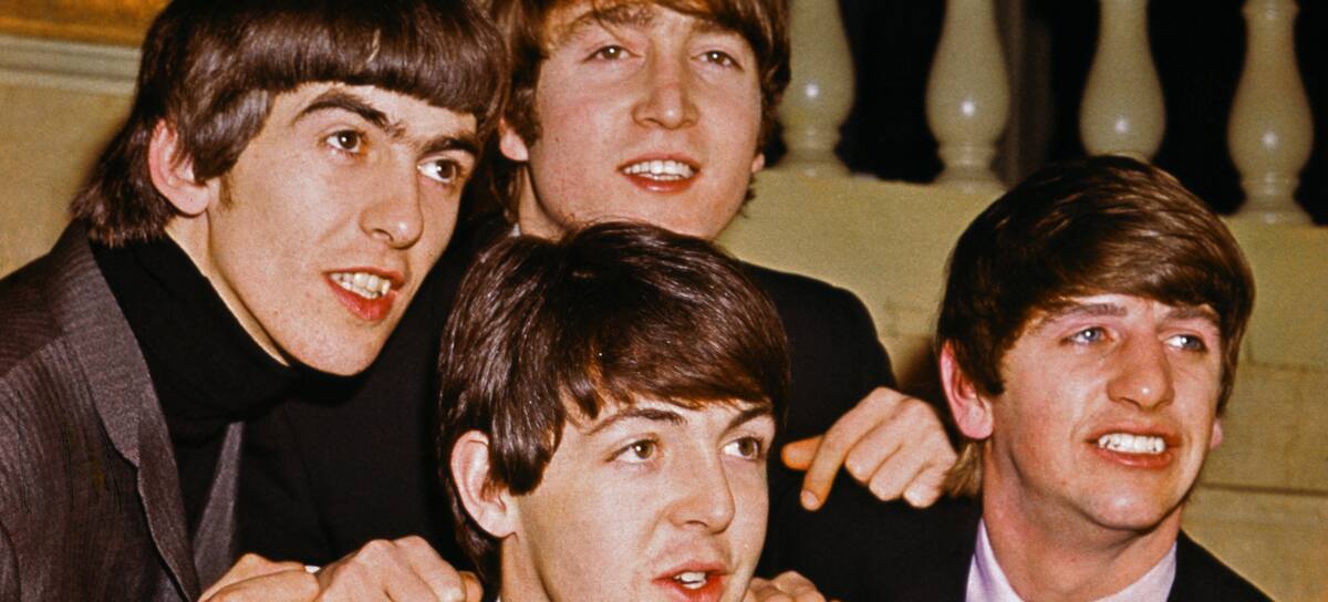 The Beatles: George Harrison, John Lennon, Paul McCartney, and Ringo Starr.