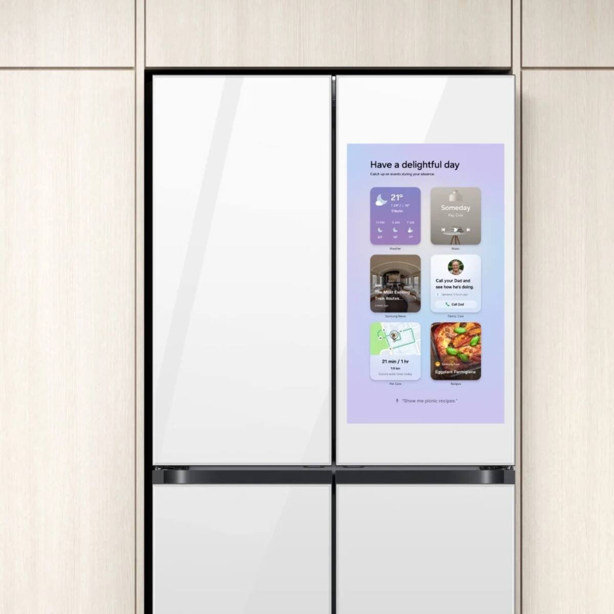 Samsung lanza un nuevo refrigerador con Inteligencia Artificial