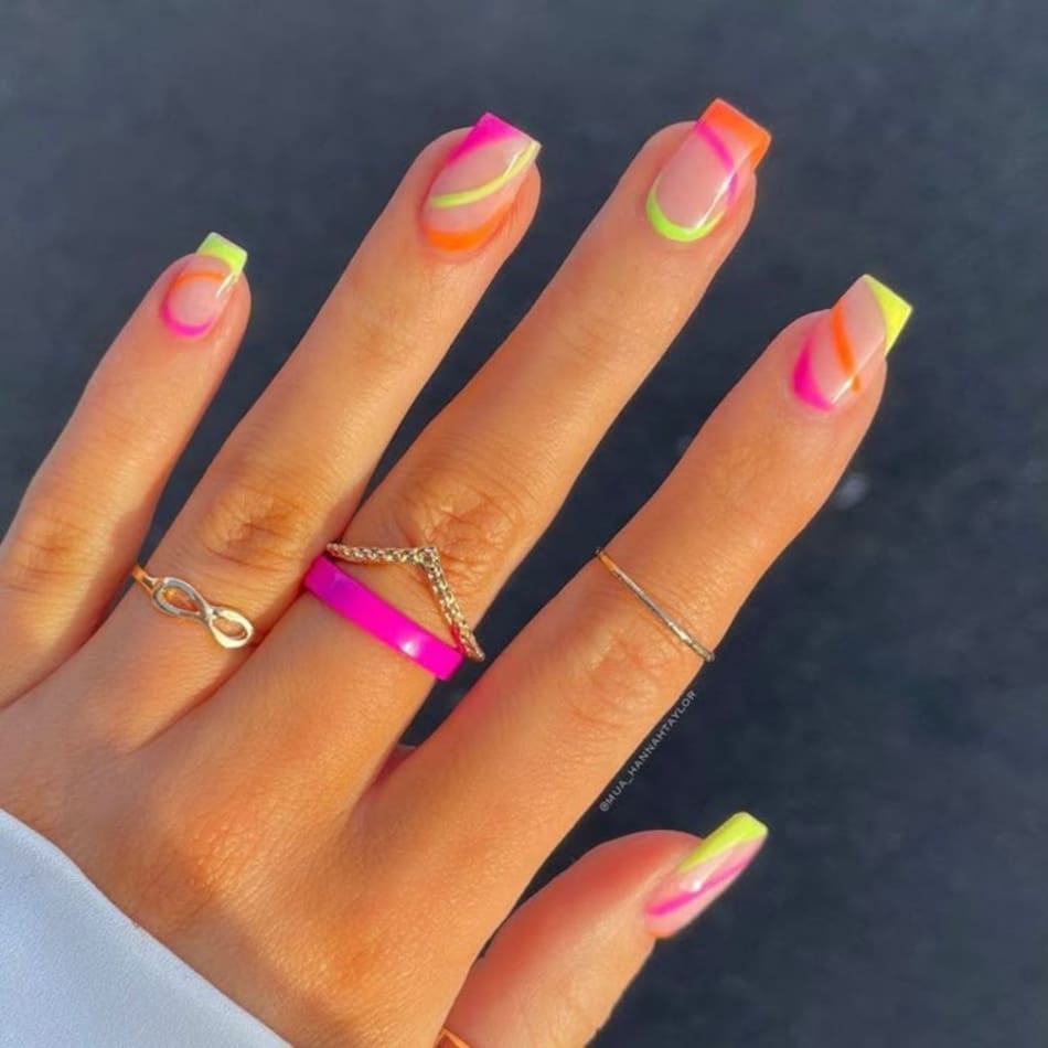 5 diseños de uñas neón para lucir en tus manos este verano | Actualidad ...