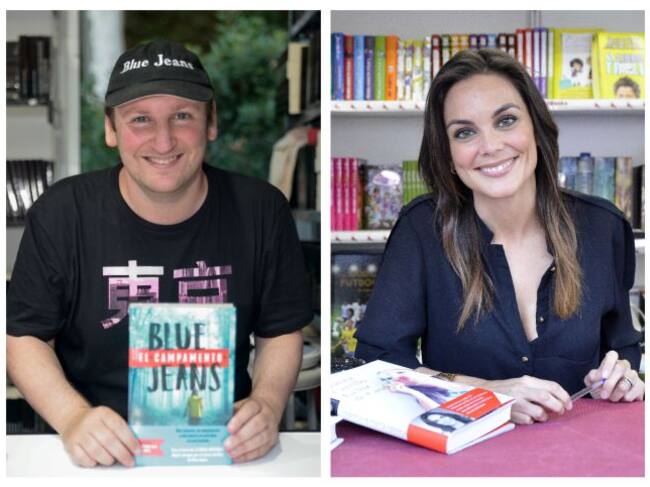 Blue Jeans y Mónica Carrillo.